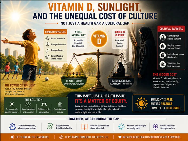 Vitamin D, Sunlight, and the Unequal Cost of Culture
